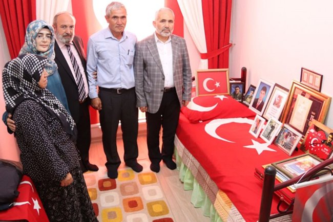 Müftülükten şehit ailesine vefa ziyareti