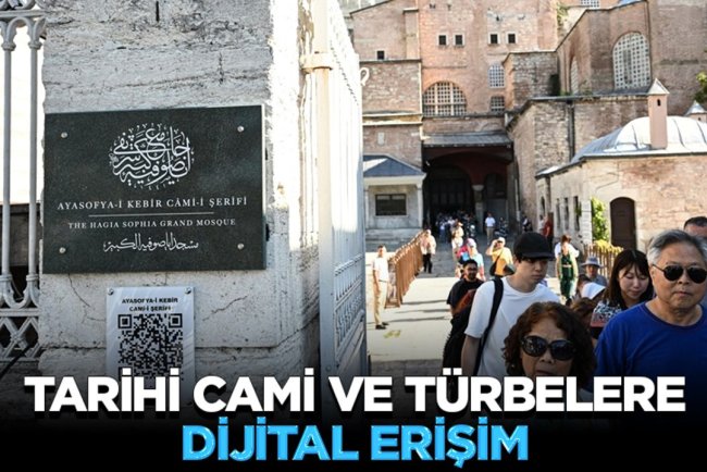 "Dijital İstanbul" projesi kapsamında kentteki tarihi cami ve türbelere karekod panolar asıldı