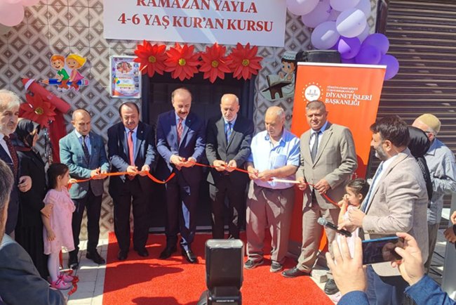 Ramazan Yayla 4-6 Yaş Kur’an Kursu açıldı