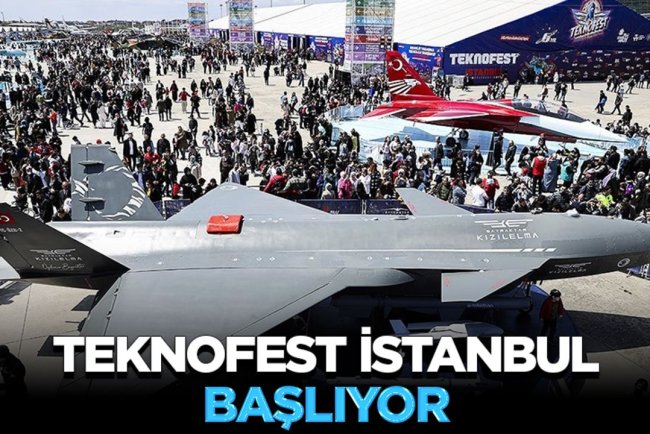 TEKNOFEST İstanbul kapılarını ziyaretçilerine yarın açıyor