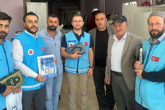 Gürpınar'da esnafa "Ahilik Haftası" ziyareti