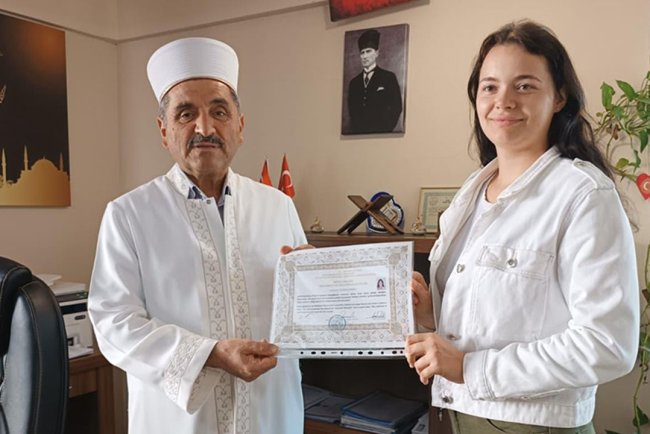 Ukraynalı genç Muğla'da Müslüman oldu