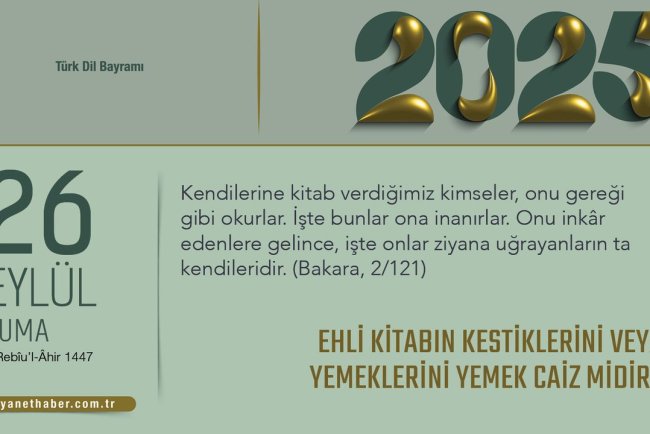 Ehli Kitabın Kestiklerini Veya Yemeklerini Yemek Caiz Midir?