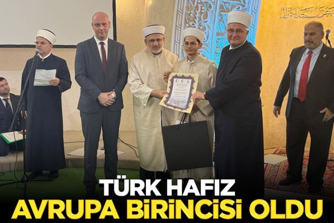 Türk Hafız Avrupa Birincisi Oldu