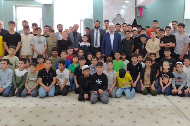 Kurul Üyesi Noğman, Bağlar'da Kur'an Kursu öğrencileriyle buluştu