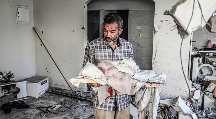 İşgalcilerin Gazze'ye saldırılarında aralarında çocukların da olduğu 19 Filistinli şehit oldu