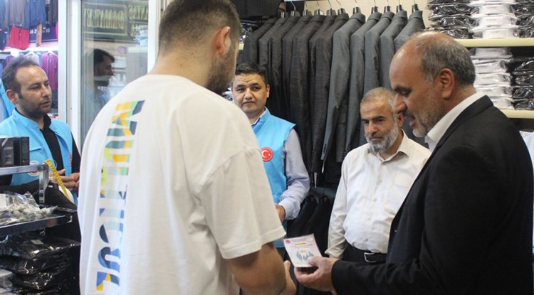 Malatya esnafına Mevlid-i Nebi ziyareti