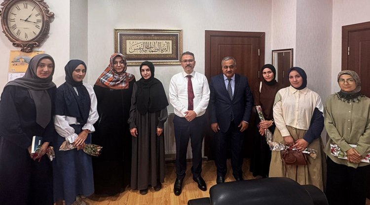 Vali Turan, Müftülük stajyer öğrencileriyle buluştu