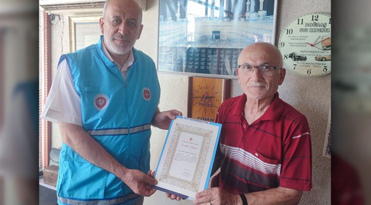 Ispartalı hayırsever arsasını TDV'ye bağışladı