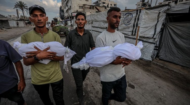 İşgalcilerin kıtlığı dayattığı Gazze'de son 24 saatte 3'ü çocuk 5 kişi daha açlıktan şehit oldu