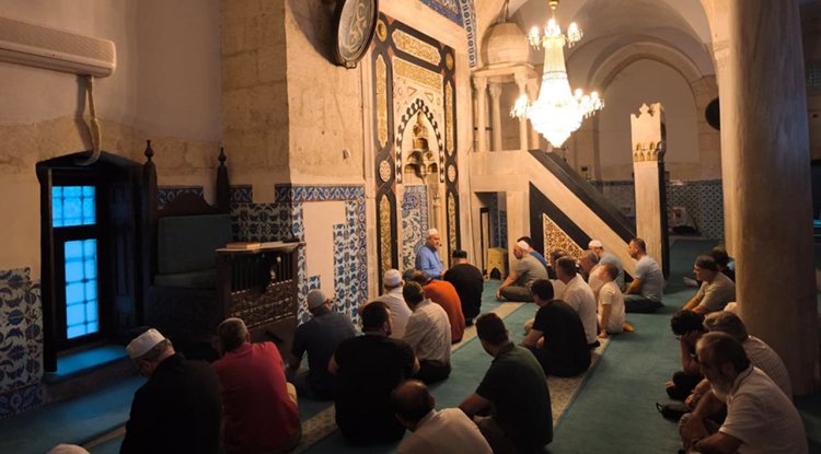 Tarihi camide Mevlid-i Nebi buluşması