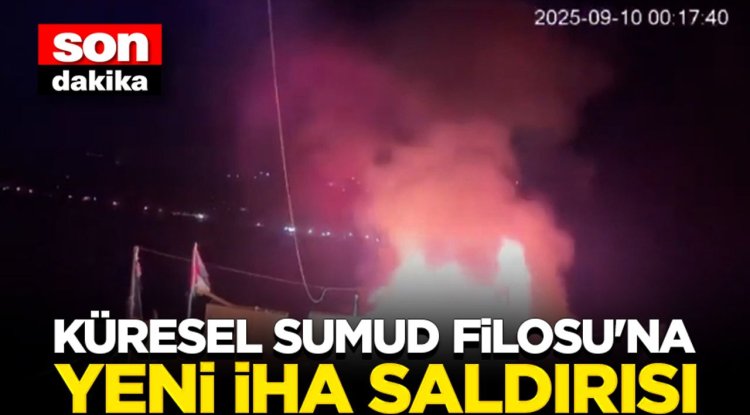 Küresel Sumud Filosu'na yeni bir İHA saldırısı düzenlendi