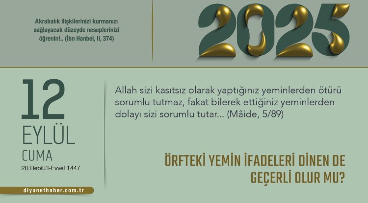 Örfteki Yemin İfadeleri Dinen De Geçerli Olur Mu?