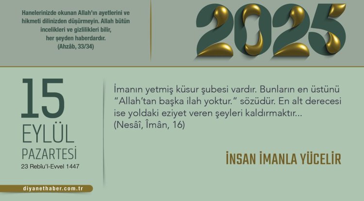 İnsan İmanla Yücelir