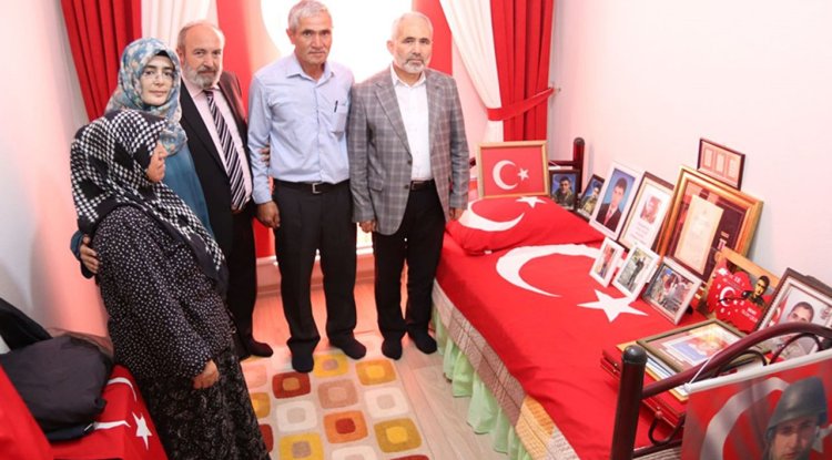 Müftülükten şehit ailesine vefa ziyareti