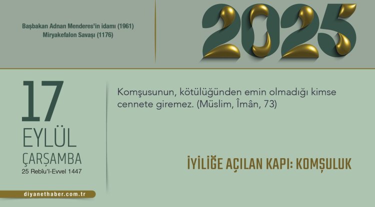 İyiliğe Açılan Kapı: Komşuluk