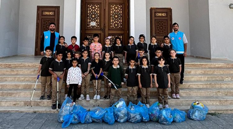 Çelikhan Diyanet gençlikten çevre farkındalığı