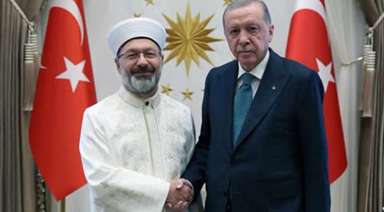 Cumhurbaşkanı Erdoğan, Erbaş’ı kabul etti