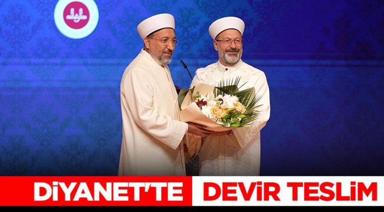 Diyanet'te devir teslim