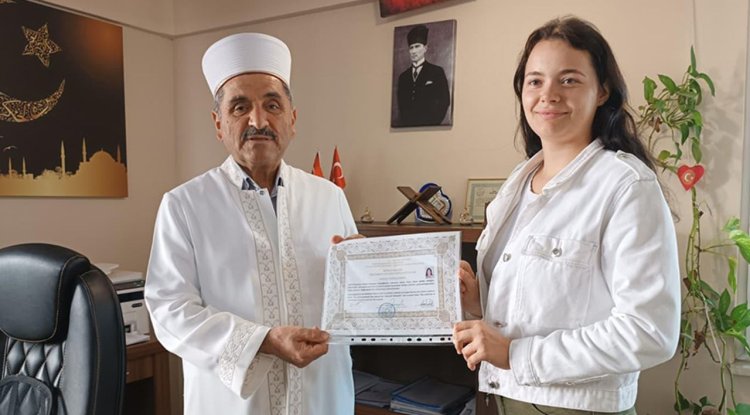 Ukraynalı genç Muğla'da Müslüman oldu