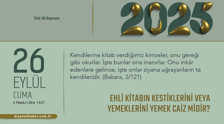 Ehli Kitabın Kestiklerini Veya Yemeklerini Yemek Caiz Midir?