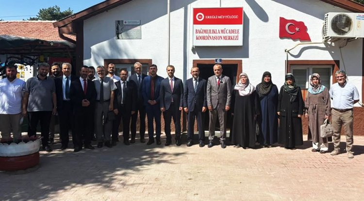 Ereğli Müftülüğü Bağımlılıkla Mücadele Merkezi ile gönüllere dokunuyor