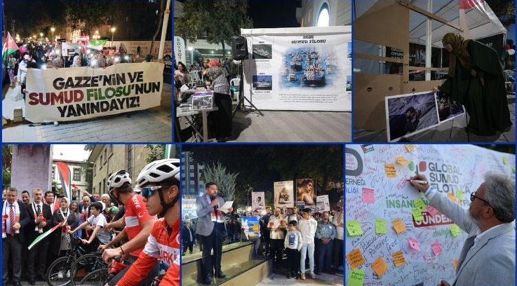 Filistin’e destek için farklı şehirlerde etkinlikler düzenlendi