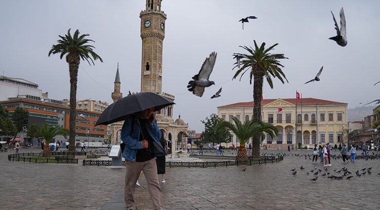 İzmir'de 121 gün sonra yağmur yağdı