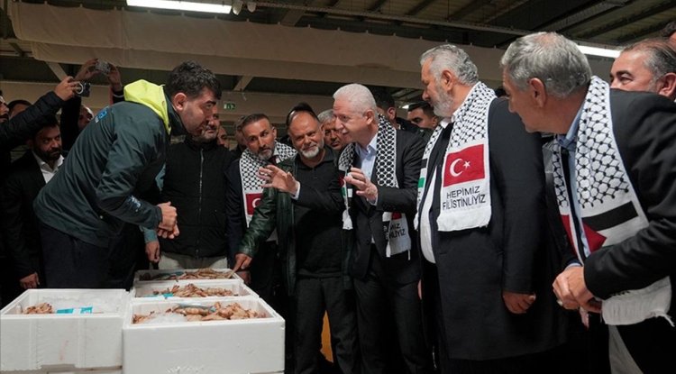 İstanbullu balıkçılar bir günlük hasılatını Gazze'ye bağışladı