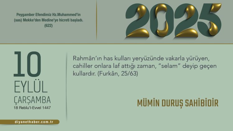 Mümin Duruş Sahibidir
