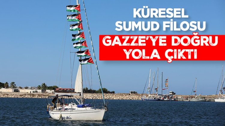 Küresel Sumud Filosu Tunus’tan Gazze’ye doğru yola çıktı