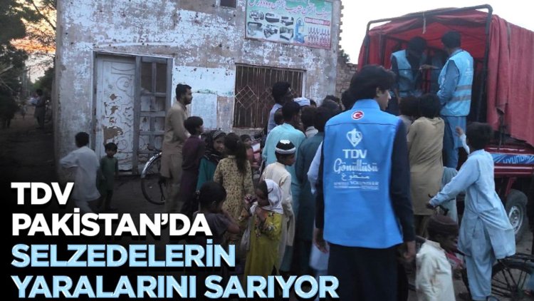 TDV Pakistan’da selzedelerin yaralarını sarıyor