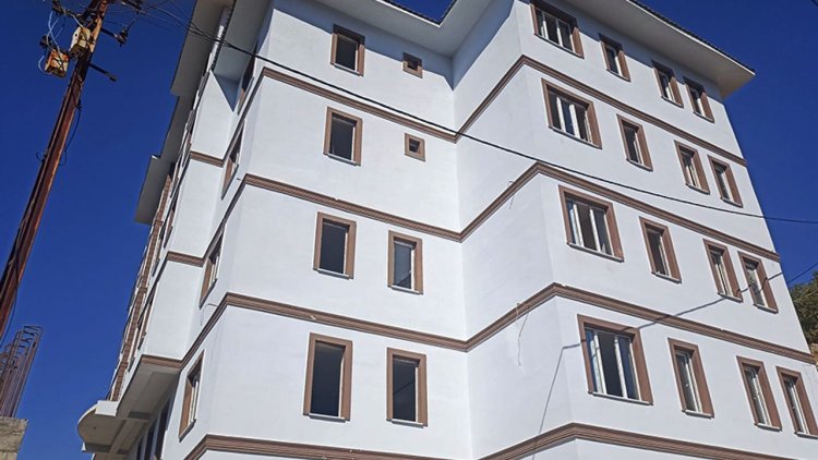 Çukurca Yatılı Kur’an Kursunun inşası sürüyor