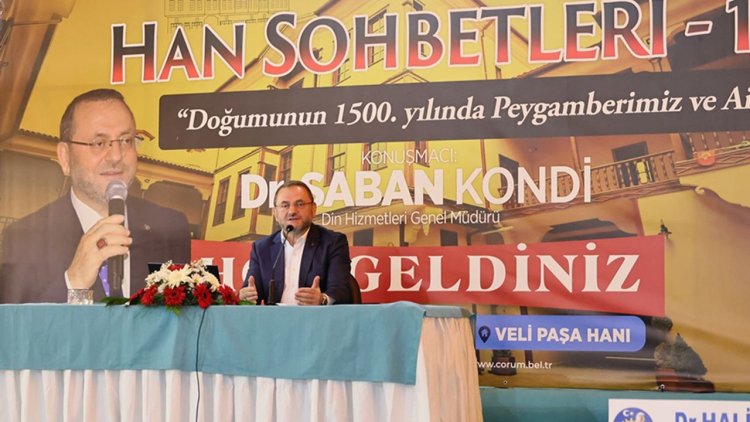 Çorum'daki Han sohbetlerinde Hz. Peygamber konuşuldu