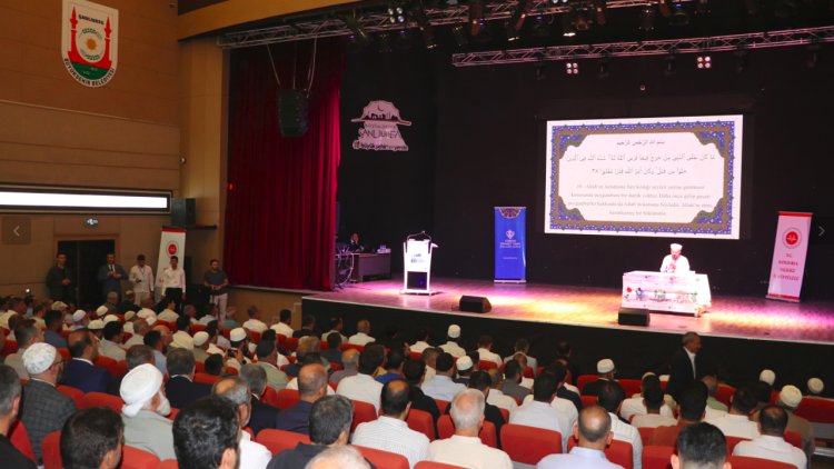Şanlıurfa'da "Peygamberimiz ve Aile Ahlakı" konferansı