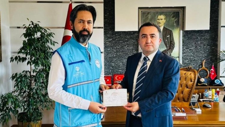 Espiye Kaymakamı Kavanoz'dan Filistin'e destek