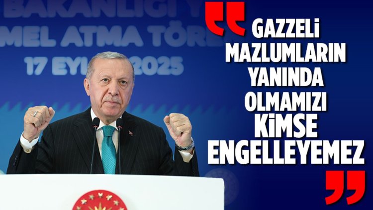 Cumhurbaşkanı Erdoğan: Gazzeli mazlumların yanında olmamızı kimse engelleyemez