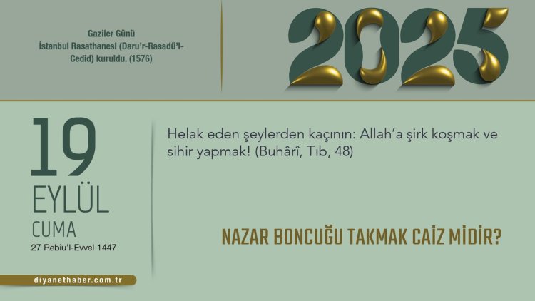 Nazar Boncuğu Takmak Caiz Midir?