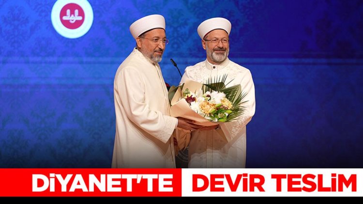 Diyanet'te devir teslim