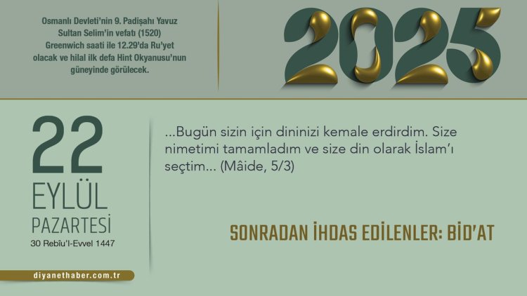 Sonradan İhdas Edilenler: Bid’at