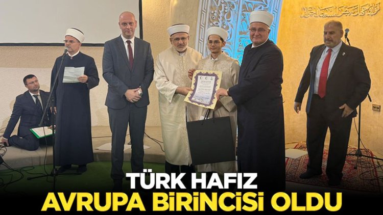 Türk Hafız Avrupa Birincisi Oldu