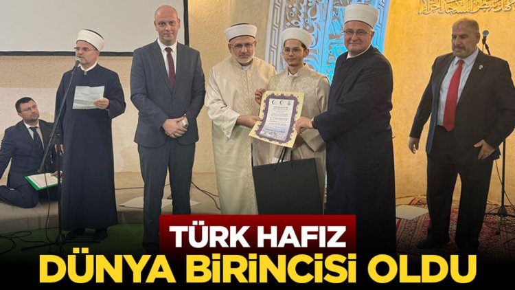 Türk Hafız Dünya Birincisi Oldu