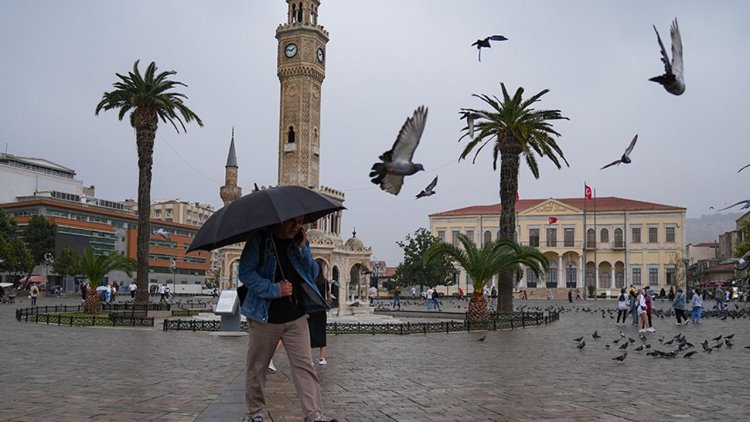 İzmir'de 121 gün sonra yağmur yağdı