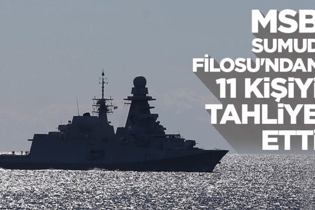 MSB, Sumud Filosu'ndan 11 kişiyi tahliye etti