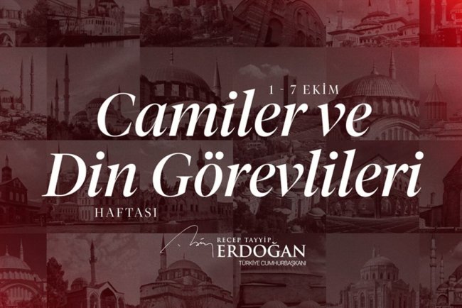 Cumhurbaşkanı Erdoğan'dan Camiler ve Din Görevlileri Haftası mesajı