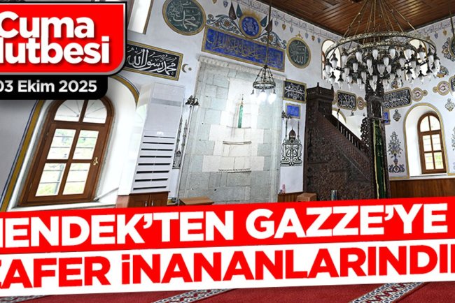 3 Ekim 2025 - Cuma Hutbesi