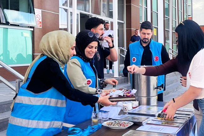 Iğdır'da öğrencilere manevi karşılama