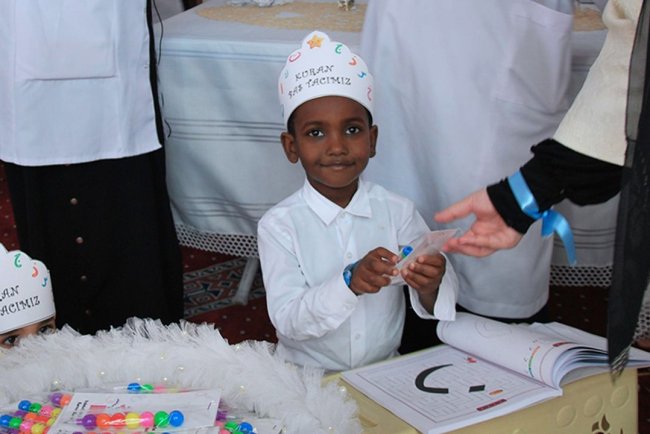 Karabük'te minikler camide buluştu