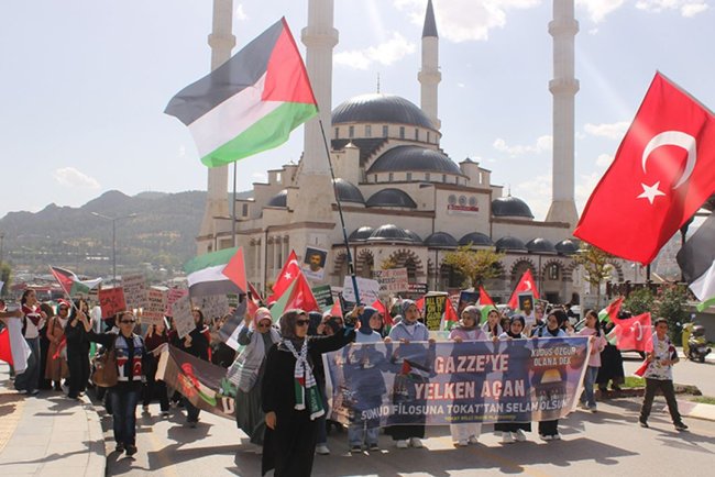 Müftülüklerin Filistin'e desteği sürüyor