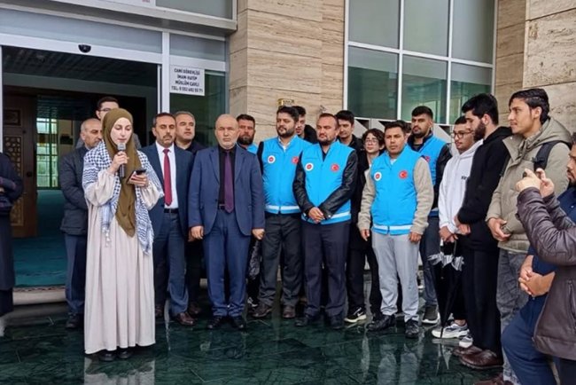 Muğla'da gençler, Gazze için bir araya geldi